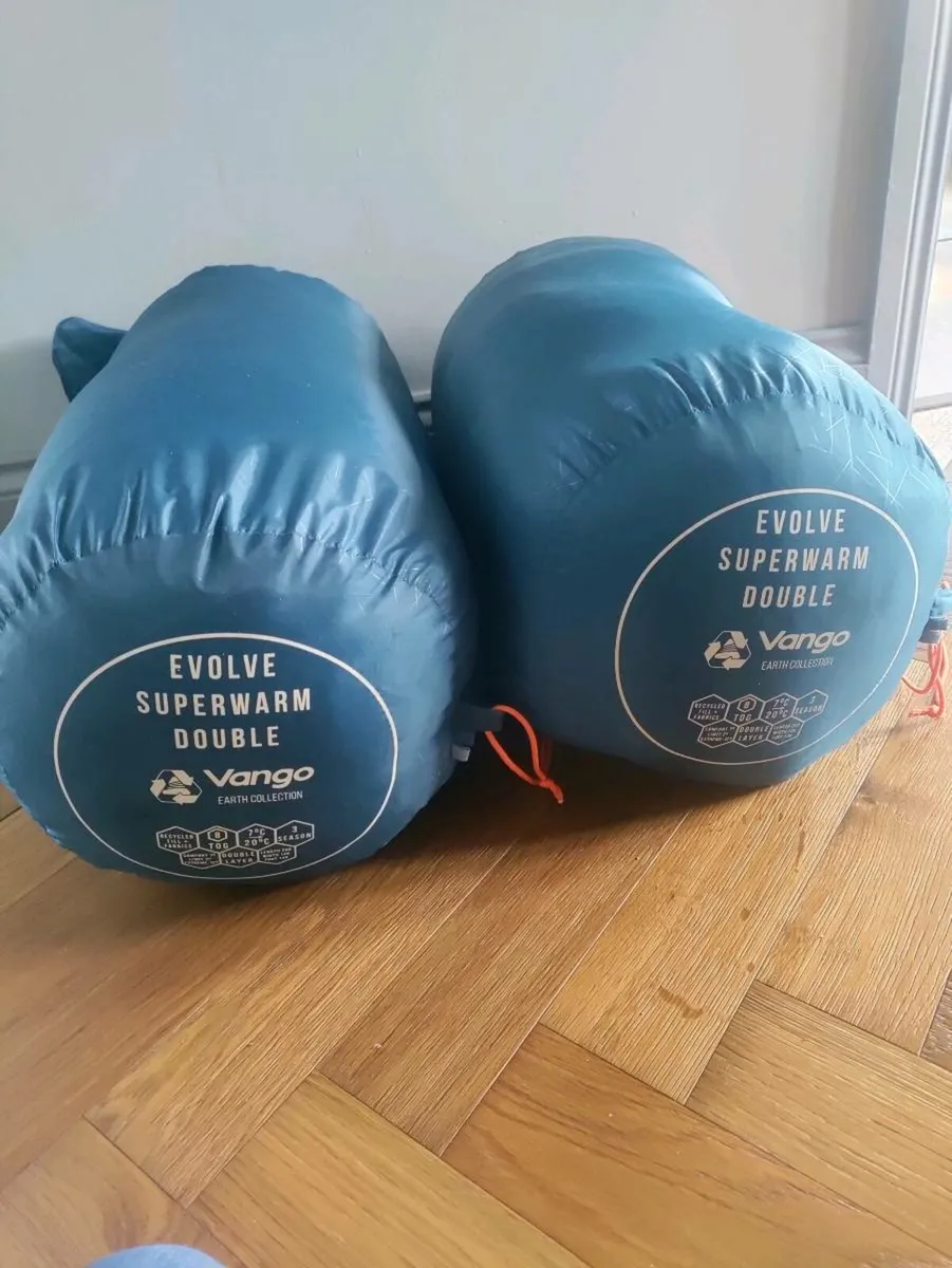 Vango double sleeping bags x 2 - Image 1