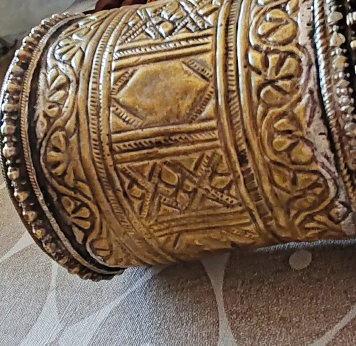 Large Ethnic Tribal armcuff - Image 2