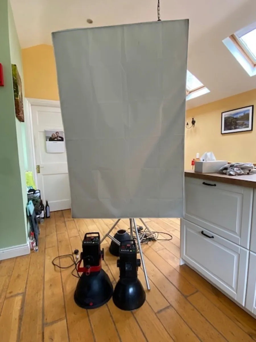 Photography Studio Lights, Softbox and Hanging Set - Image 1