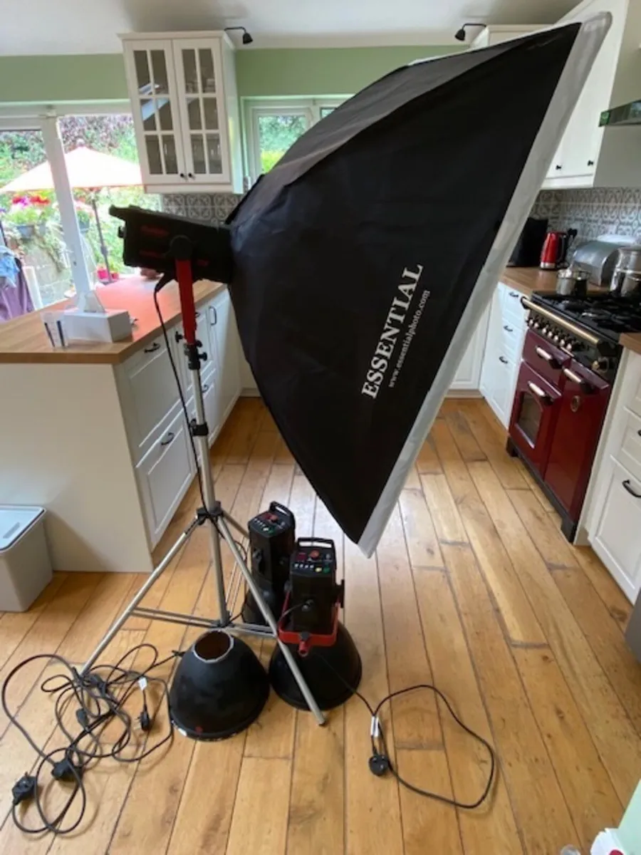 Photography Studio Lights, Softbox and Hanging Set - Image 4