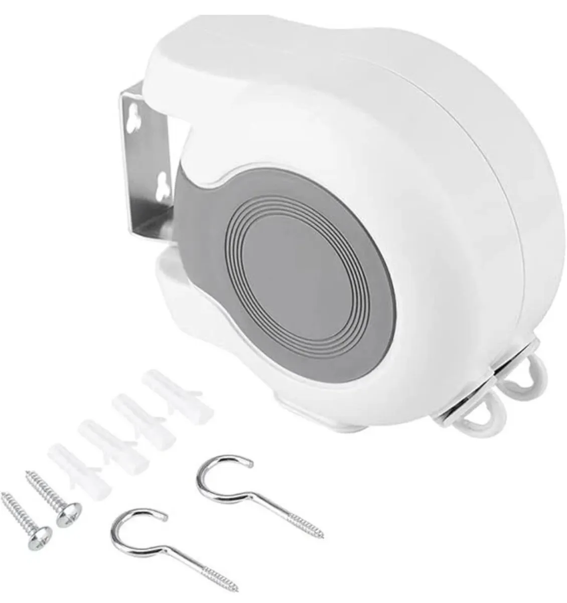 30m Retractable Clothes Reel Double Washing Line - Image 3