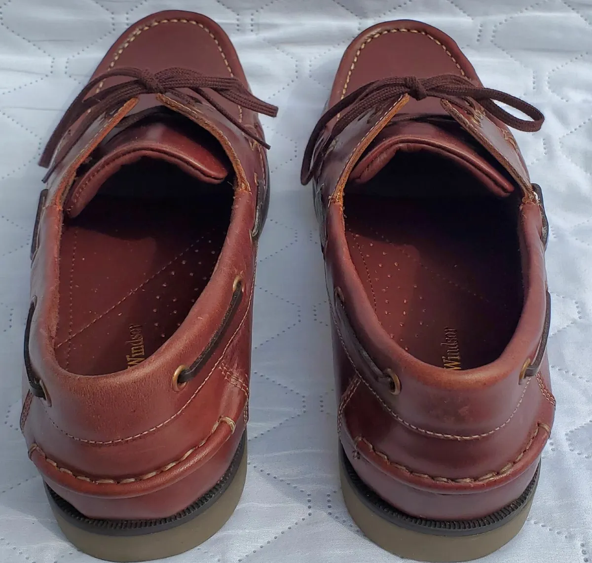 NEW>Samual Windsor Leather Shoes  hand made SIZE 8 - Image 4