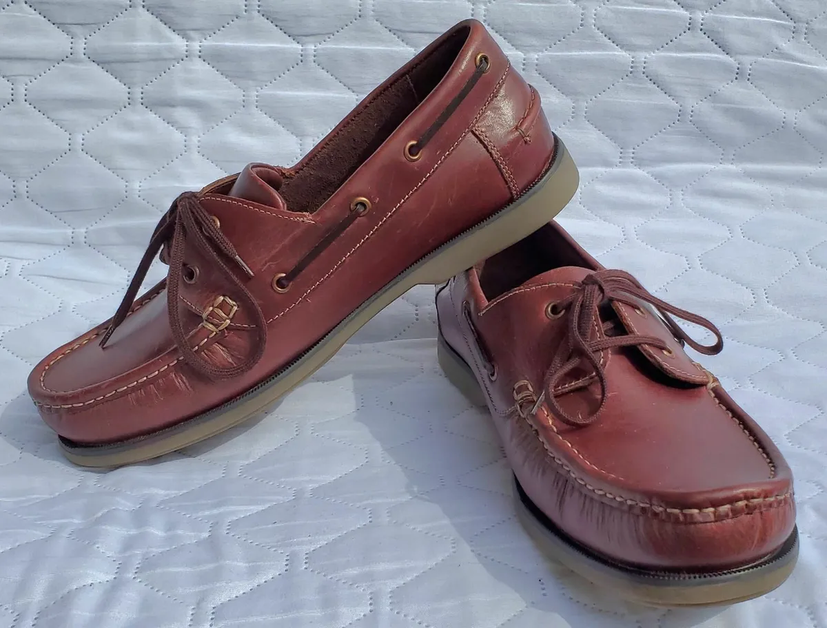 NEW>Samual Windsor Leather Shoes  hand made SIZE 8 - Image 1