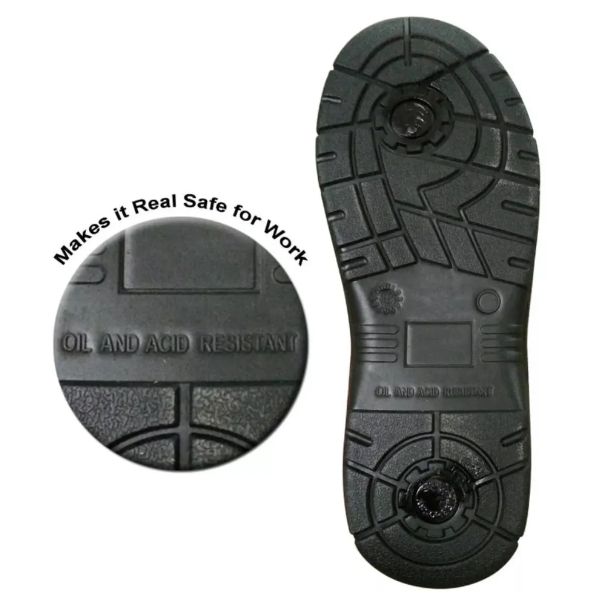 Rocklander Leather Safety Boots Steel Toe Cap - Image 3