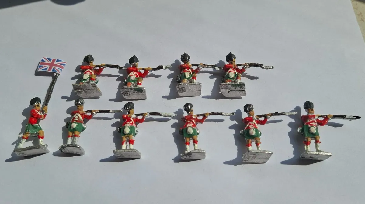 British Highlander Napoleonic era model  soldiers - Image 3