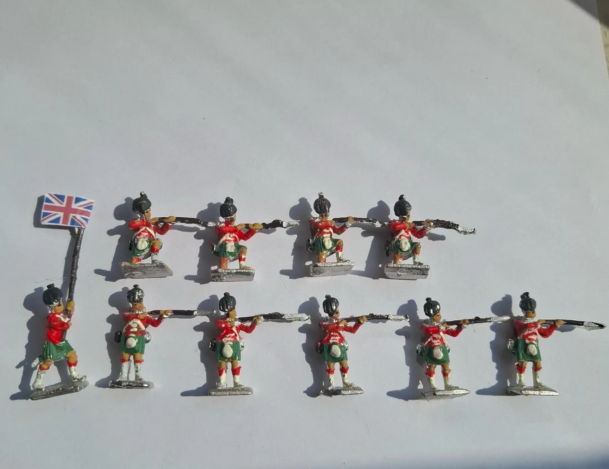 British Highlander Napoleonic era model  soldiers - Image 1