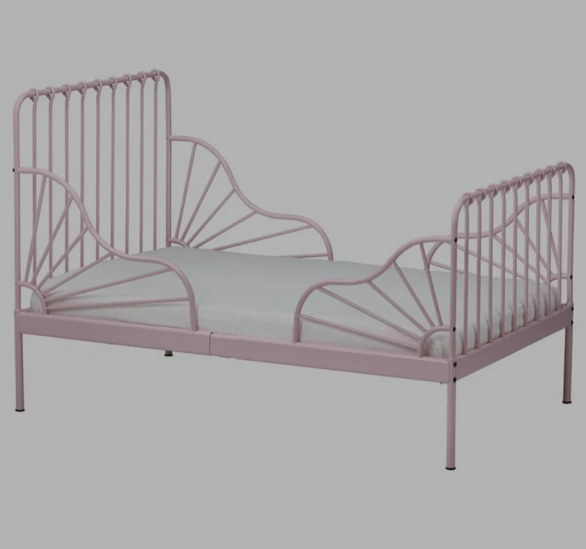 Pink IKEA Toddler Bed - Adjustable lenght