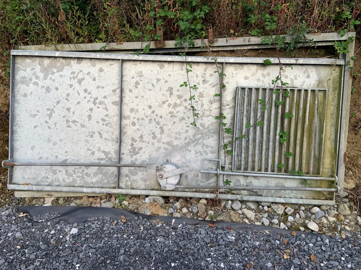 Steel galvanised security door