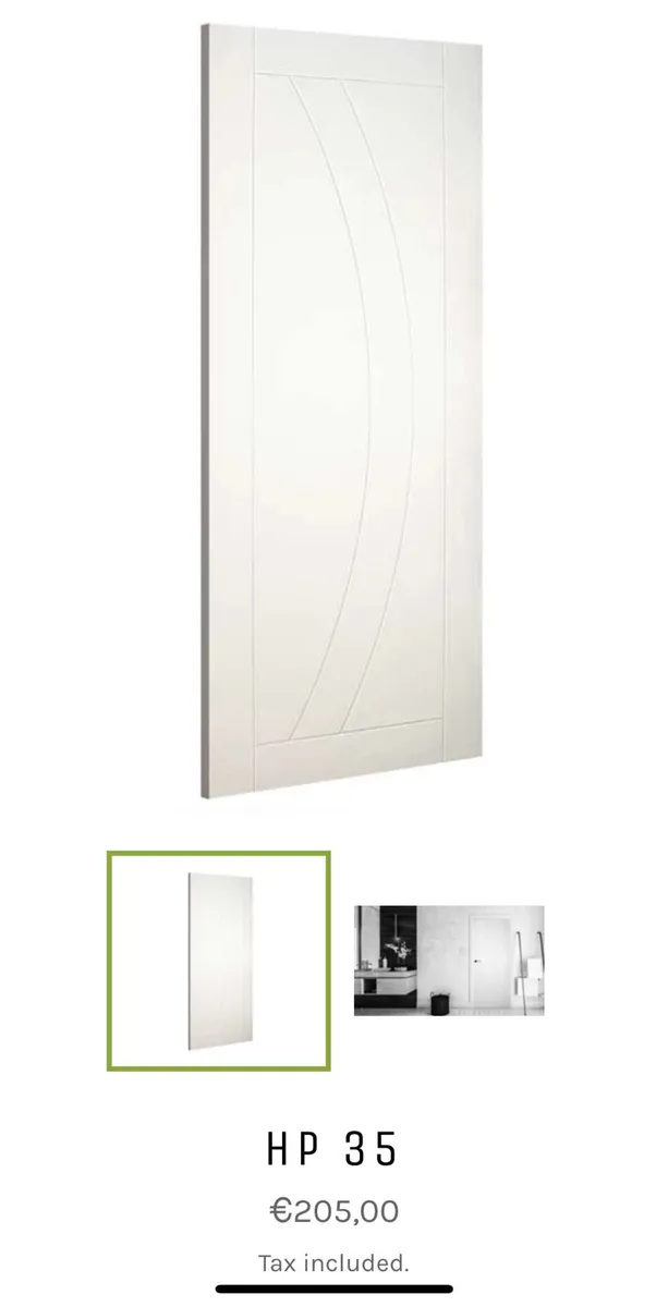 Déanta Doors solid and frosted glass (second hand) - Image 2