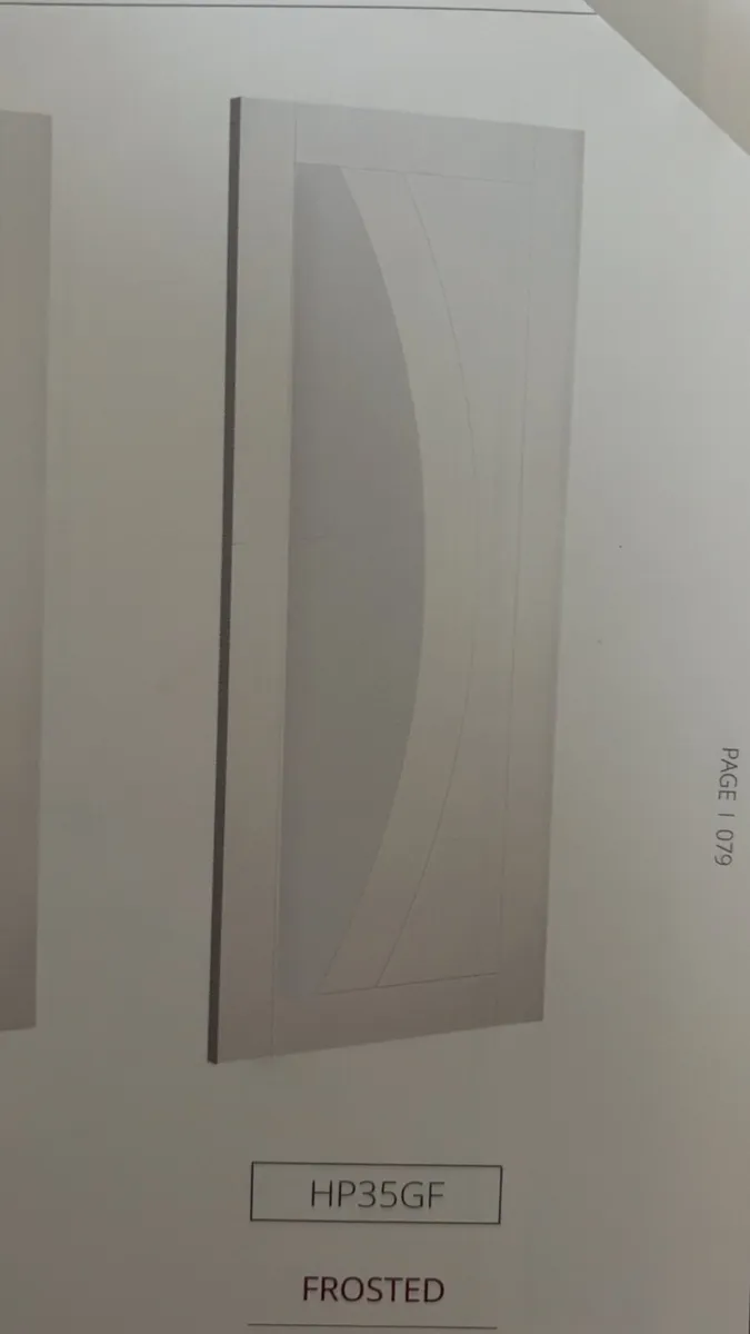 Déanta Doors solid and frosted glass (second hand) - Image 4