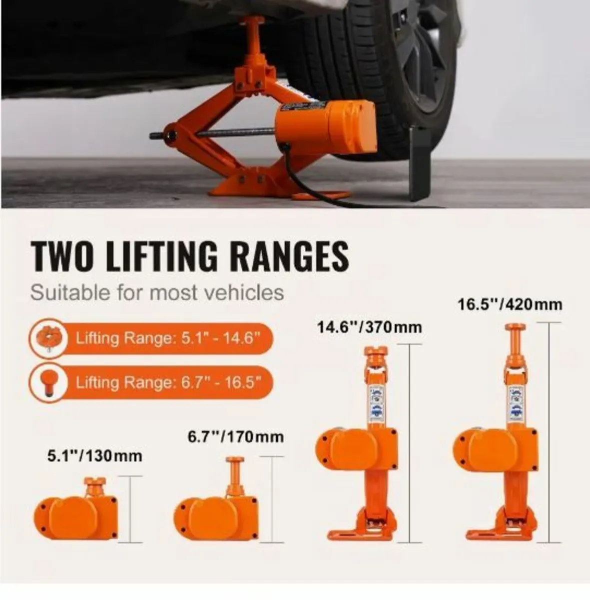 Electric Car Jack Floor Jack 3 Ton - Image 3
