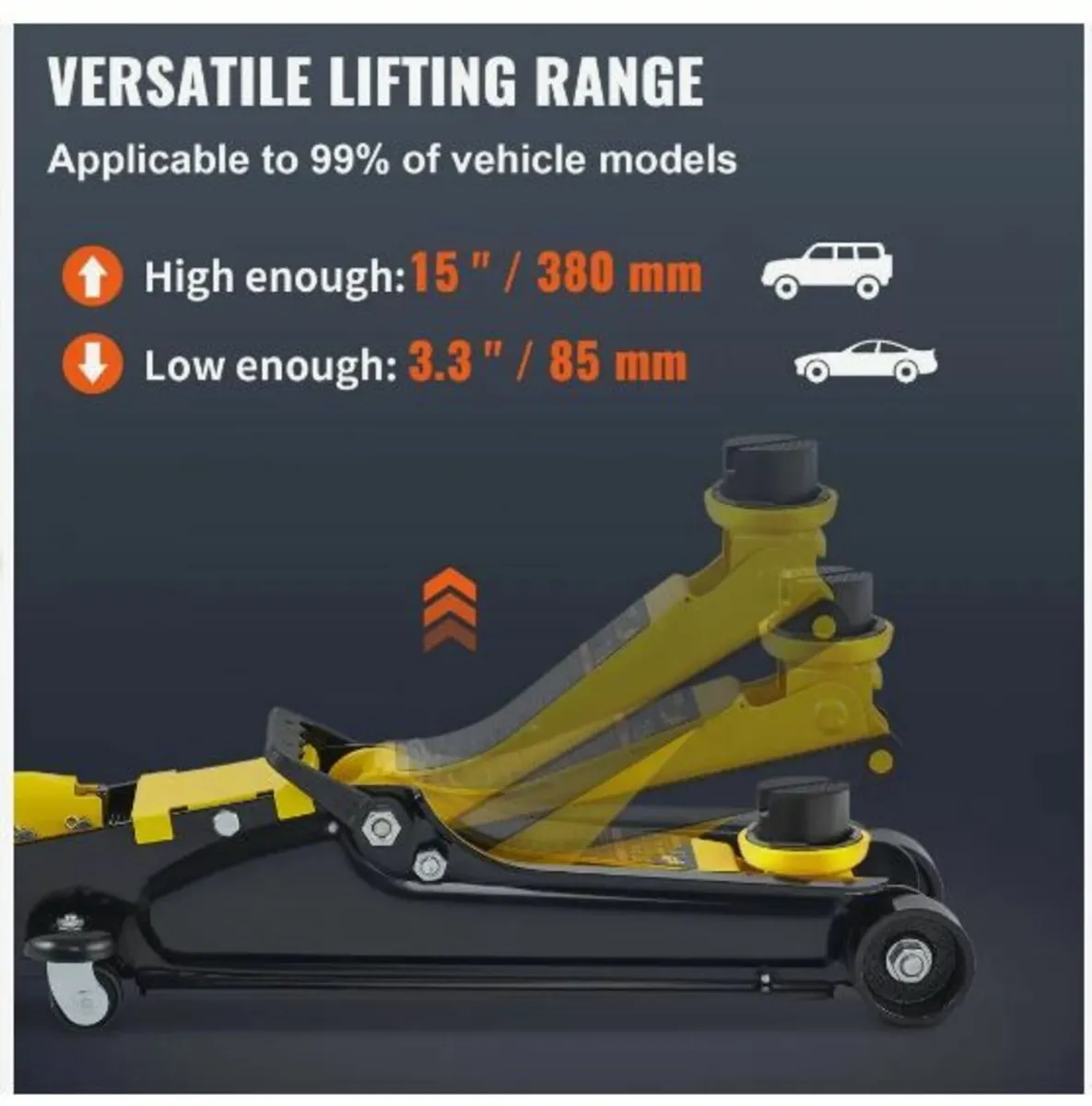 Floor Jack, 2.5 Ton Low Profile Floor - Image 3