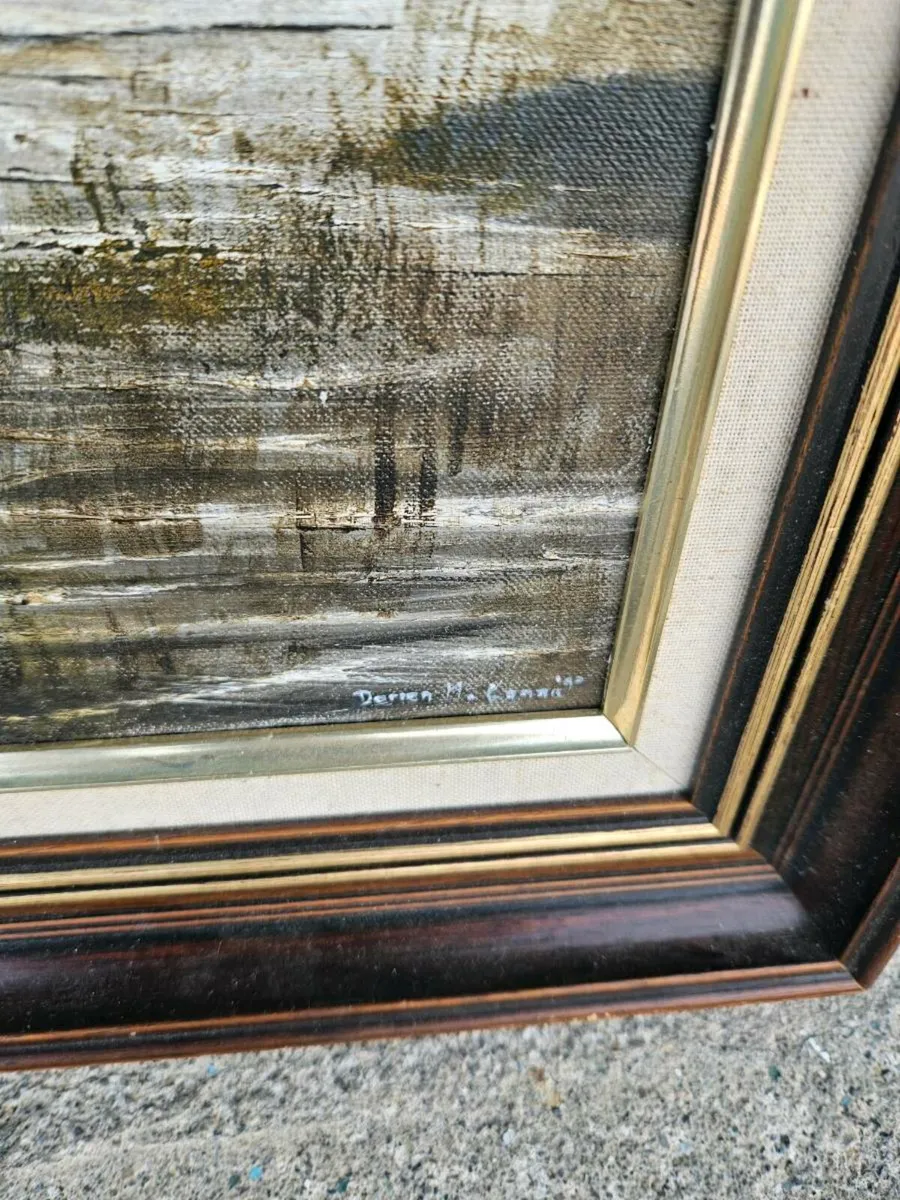 Picture Oil on Canvas Darren McKenna Diwis Island - Image 4