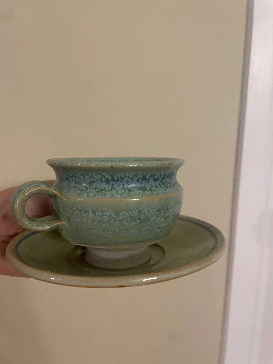 Louis Mulcahy Espresso cups and saucers - Image 2