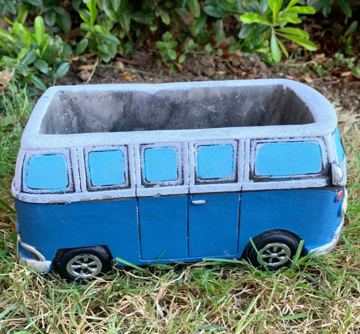 NEW Campervan Planter Plant Flower Seed Herb Pot - Image 1