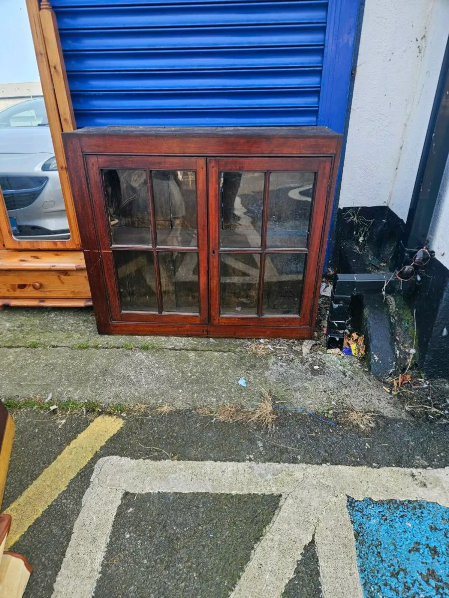 Vintage Antique Kitchen Cabinet - Image 1