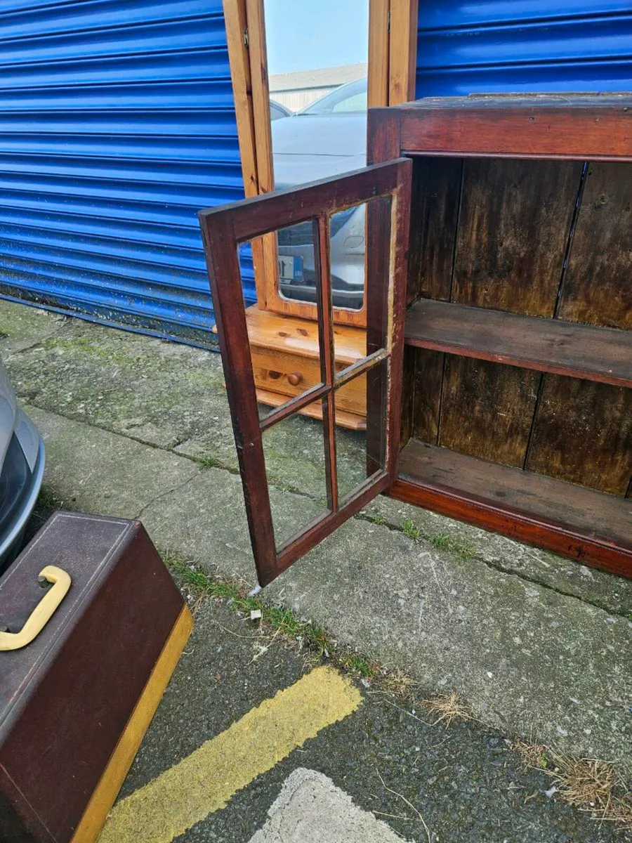 Vintage Antique Kitchen Cabinet - Image 4