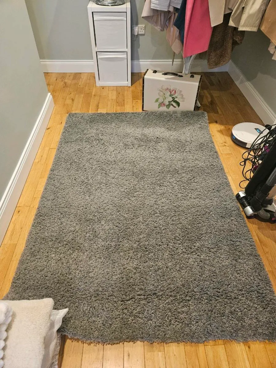 ​For Sale: IKEA HAMPEN Rug - Grey - Image 1