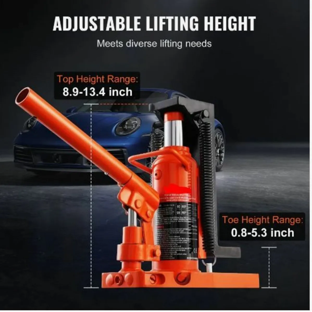 Hydraulic Toe Jack, 2.5 Ton - Image 3