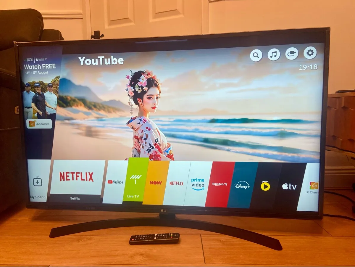 LG 49” 4K SMART TV - Image 1