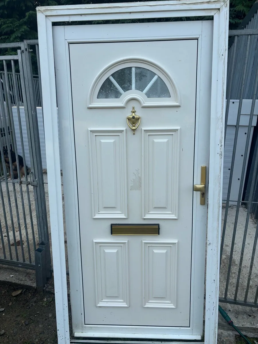 PVC door. White - Image 1
