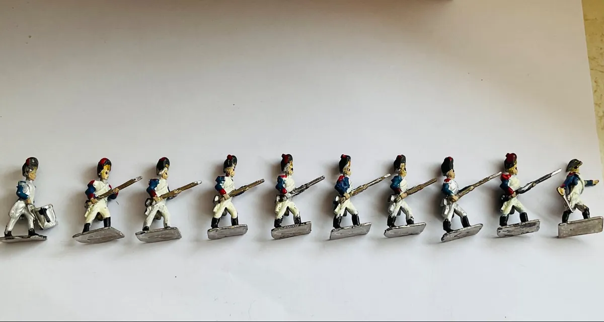 Napoleonic old guard French soldiers