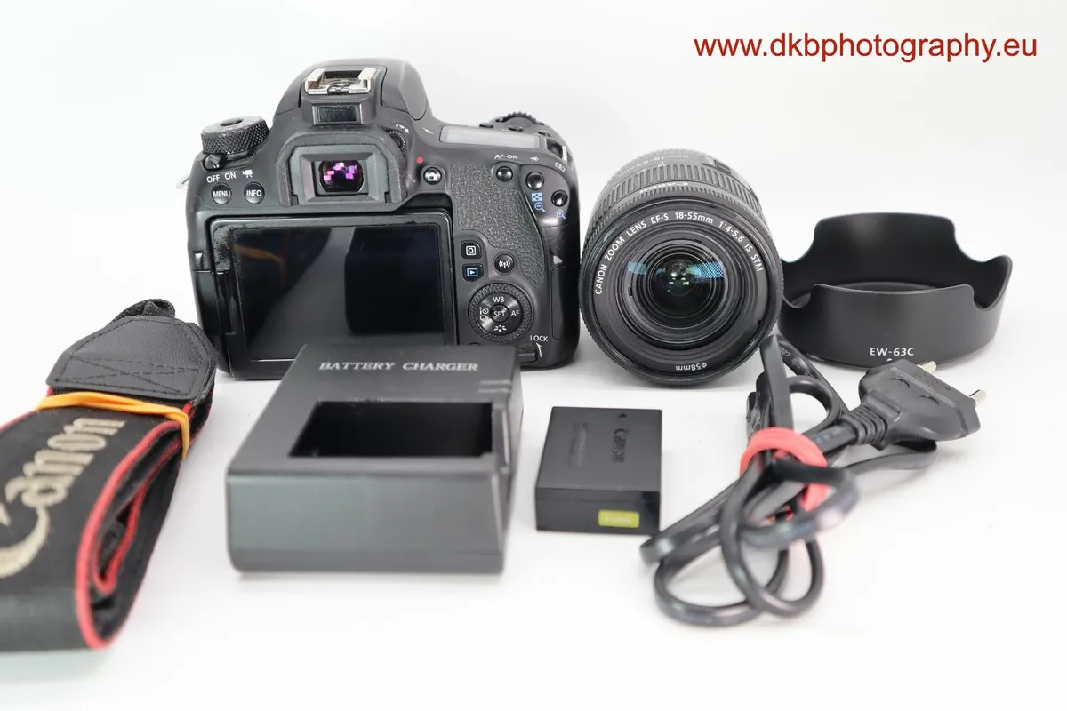 CANON 77D CAMERA & CANON EF-s 18-55mm IS STM LENS - Image 2