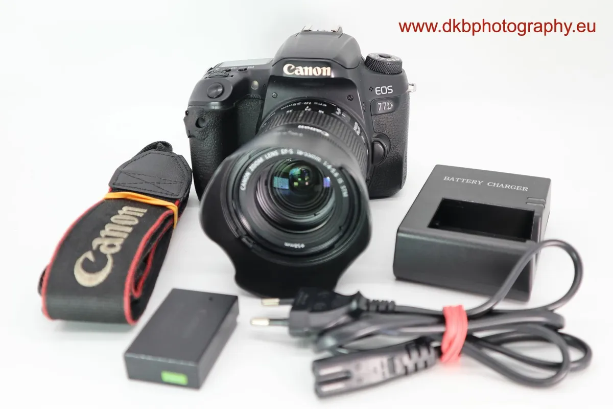 CANON 77D CAMERA & CANON EF-s 18-55mm IS STM LENS - Image 3