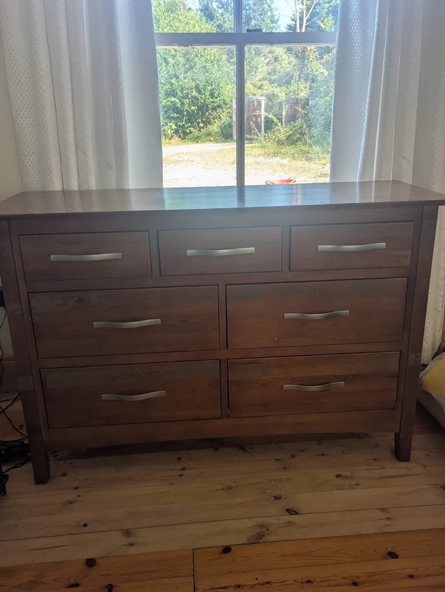 Solid Walnut Chest of Drawers