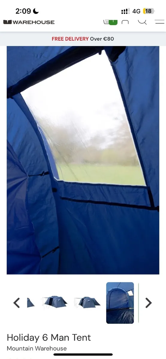6 Man camping tent - Image 2