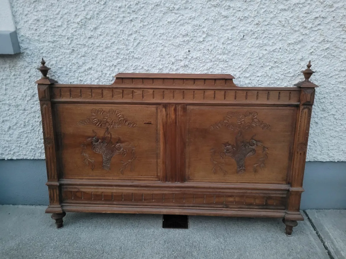 19th century Antique french double bed - Image 3