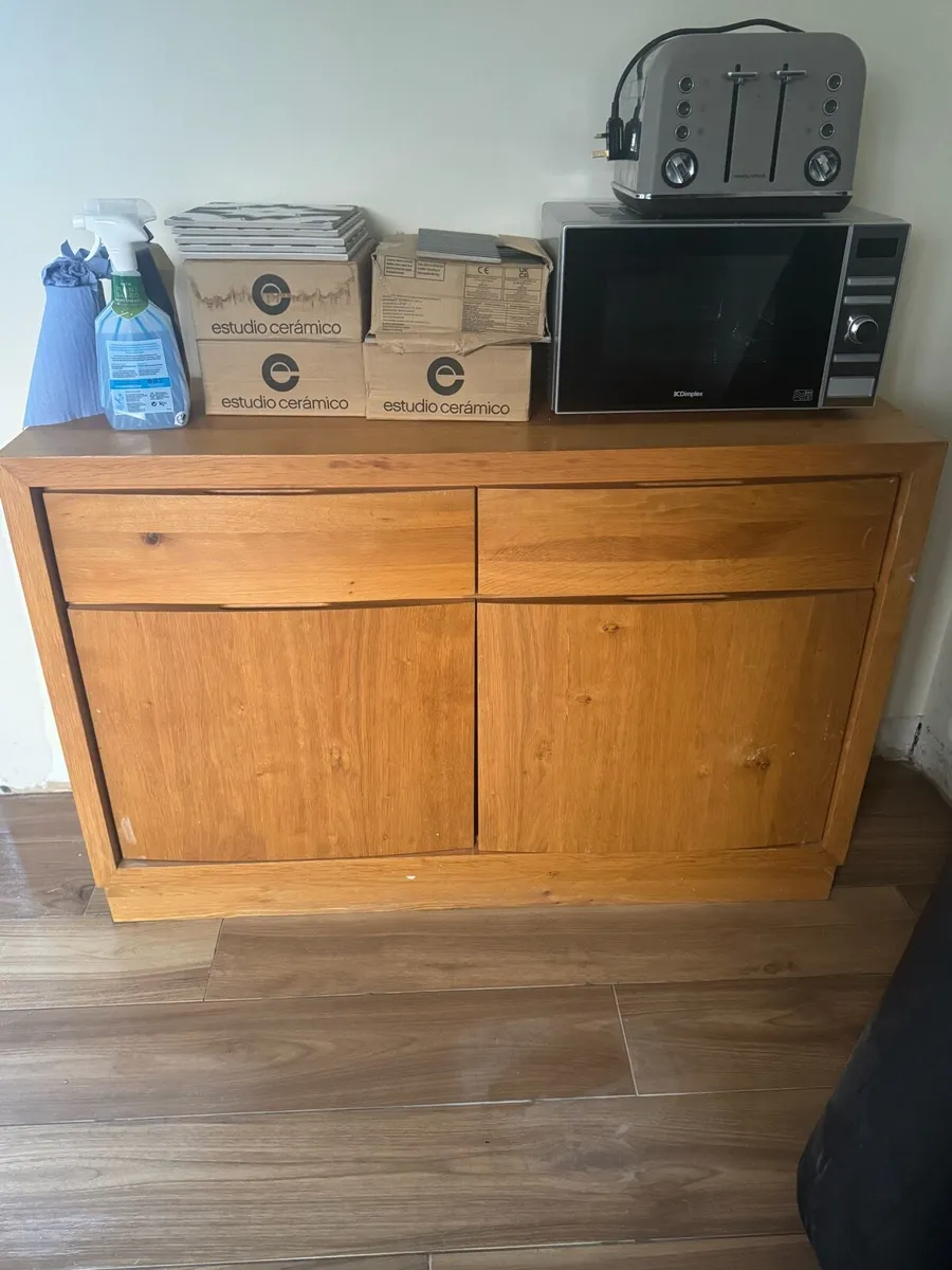 Oak Side Board - Image 2