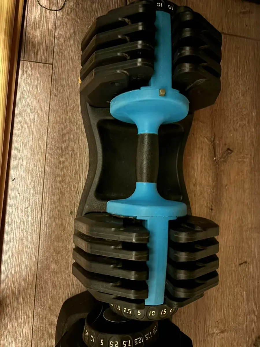 2 X adjustable dumbbells(25kg each) - Image 1