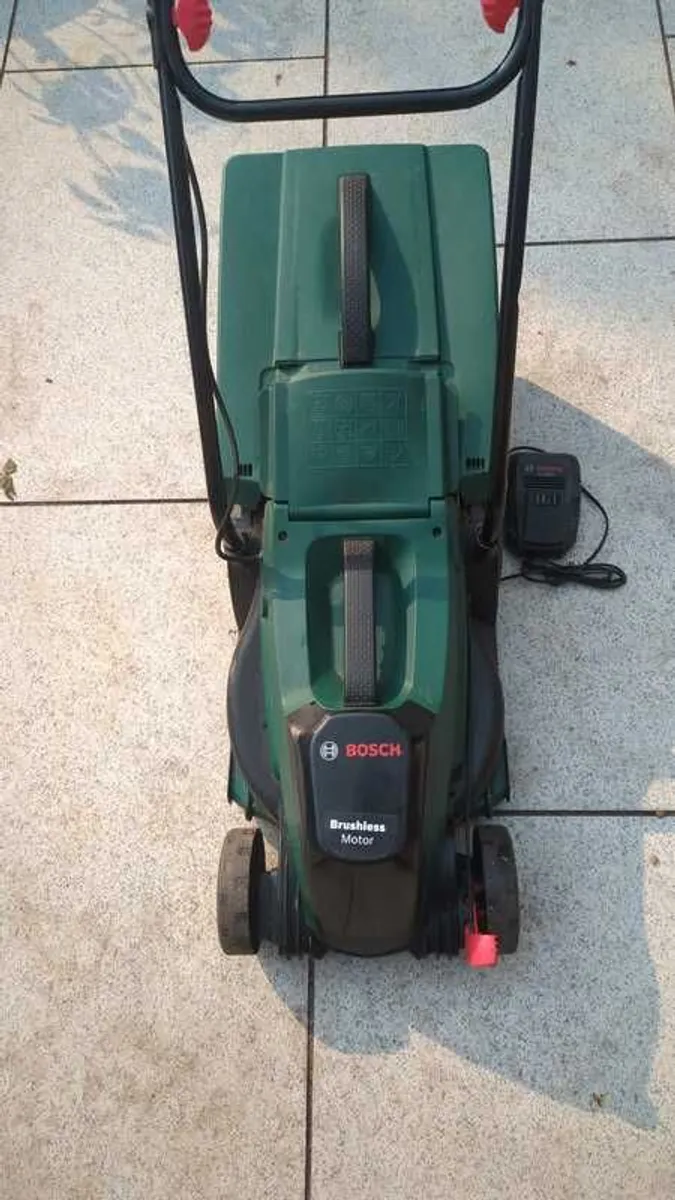 Bosch cordless mower - Image 1