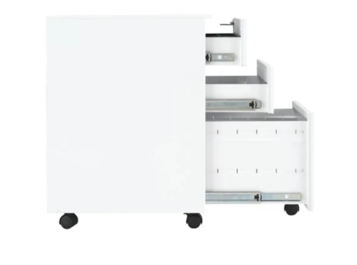 3 drawer under desk pedestal - Image 3