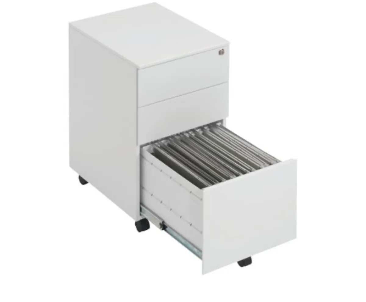 3 drawer under desk pedestal - Image 4