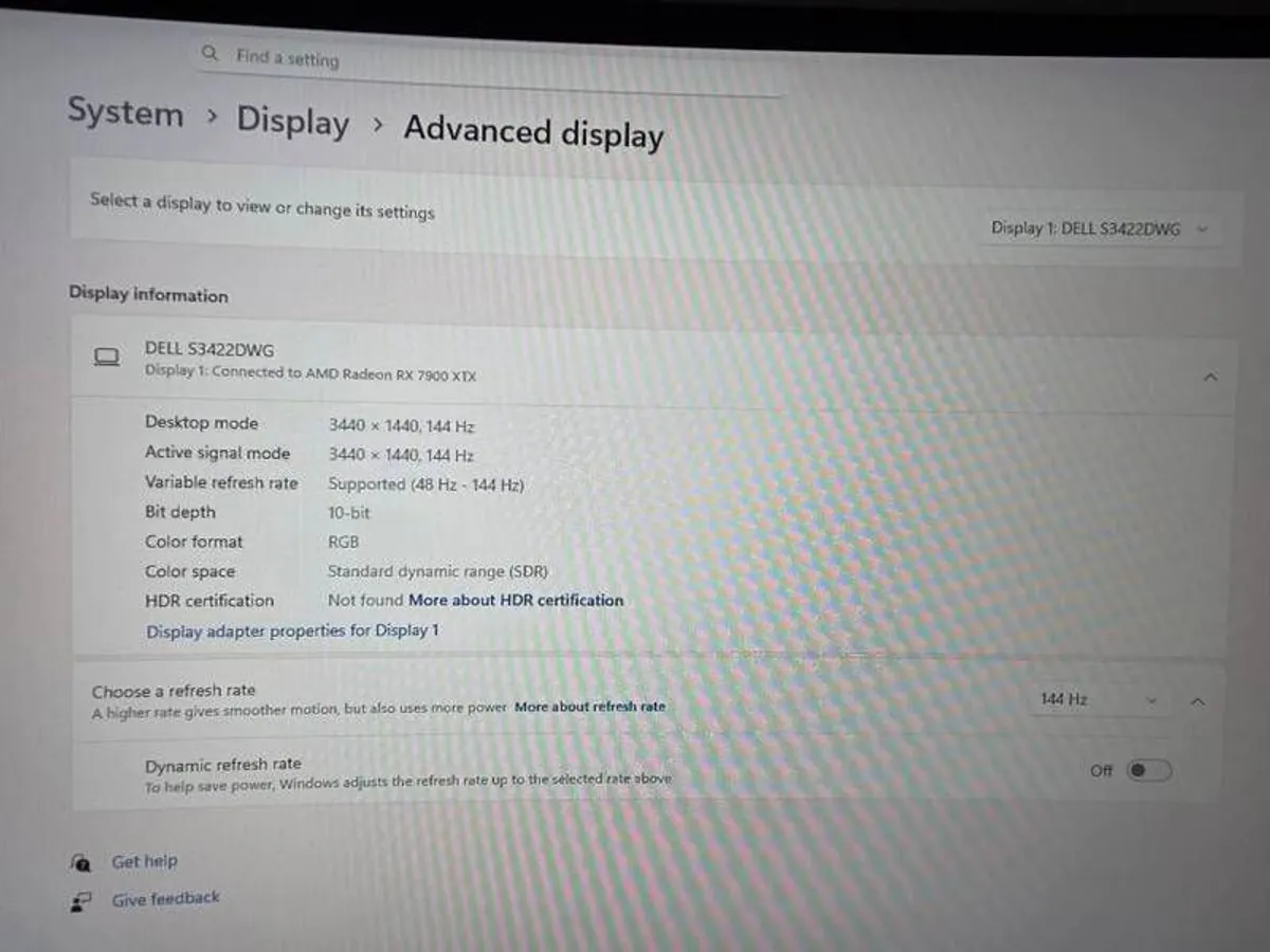 Dell 34 Curved Gaming Monitor S3422DWG with MSA20 - Image 3