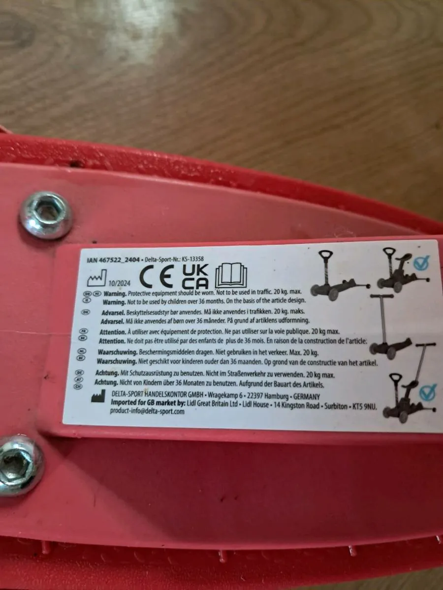 3 in 1 toddler scooter - Image 4