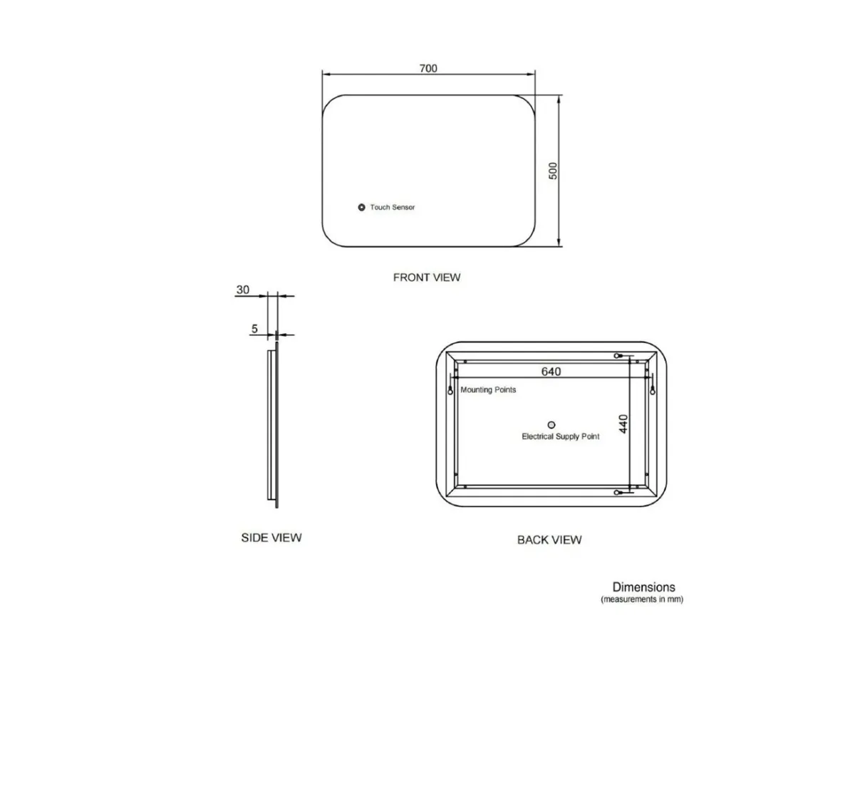 LED Bathroom mirror - Image 2