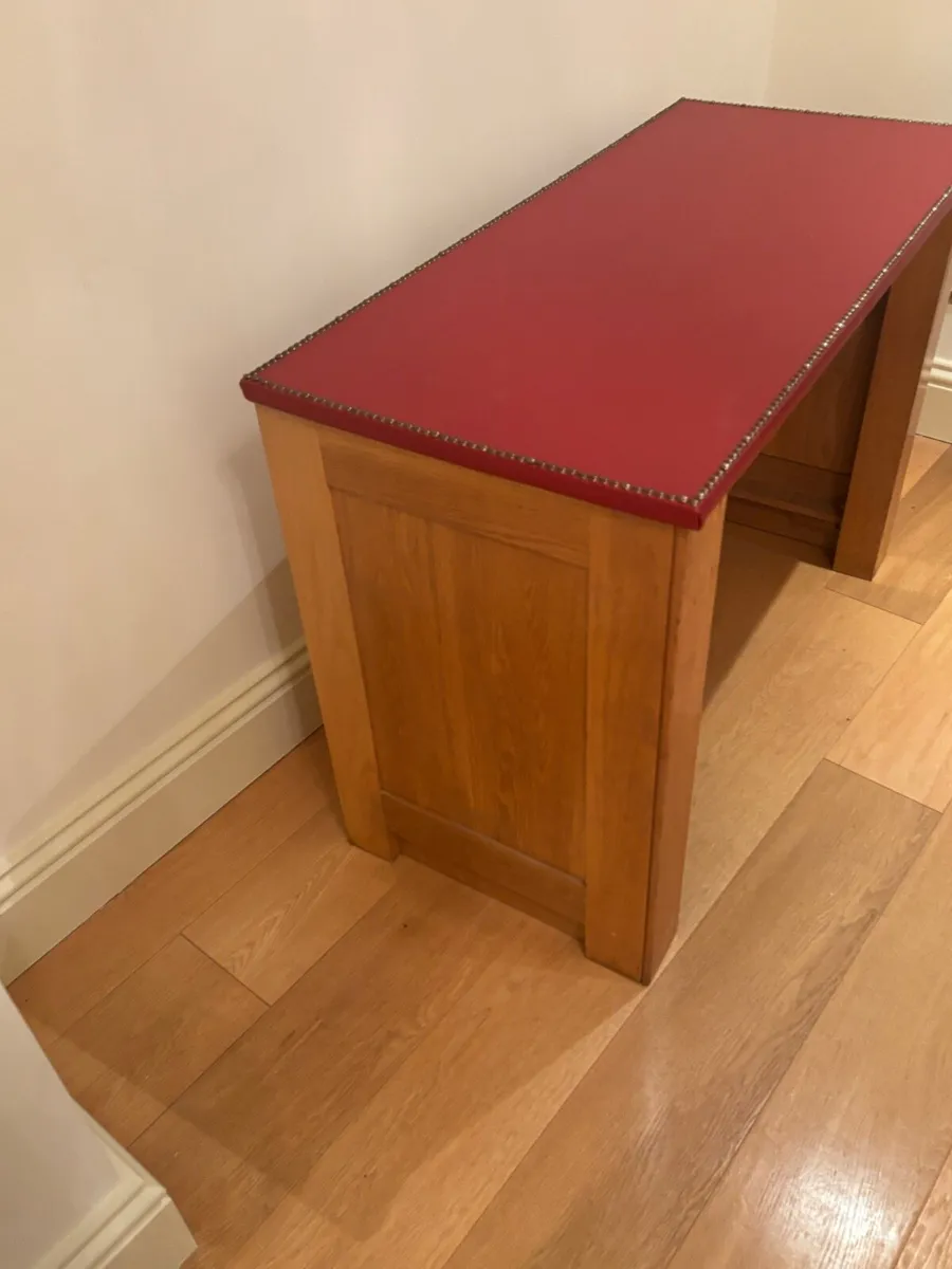 Solid wood office desk - Image 3