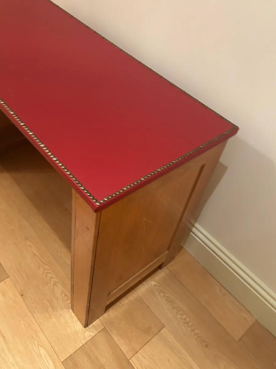 Solid wood office desk - Image 4