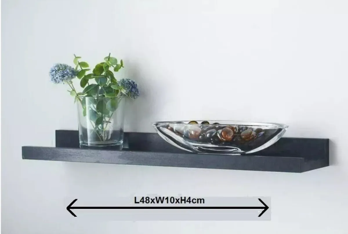 Set of 3 Floating Wall Shelves Picture Ledge NEW - Image 3