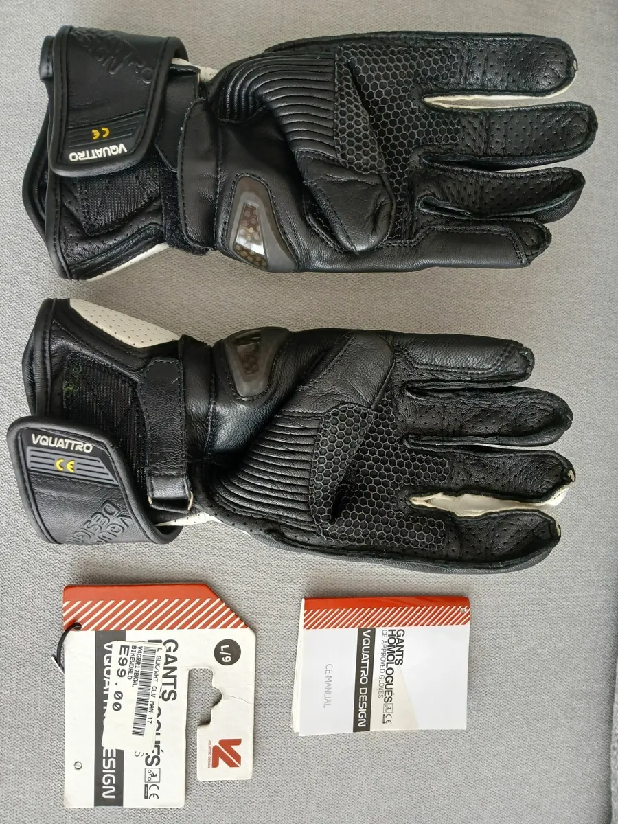 Vquattro Design V4G-RL 17 Motorbike Gants Gloves - Image 4