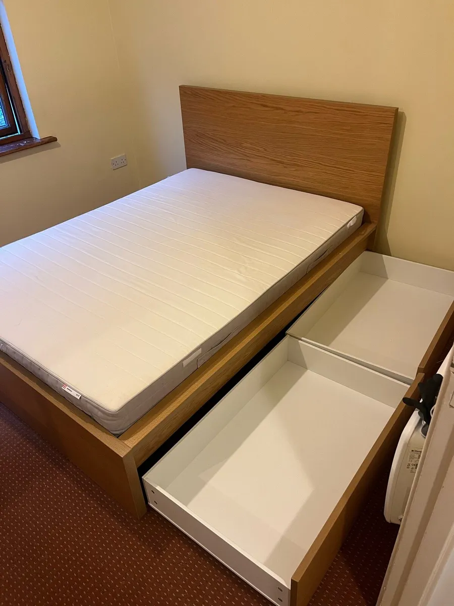 Double Bed & Mattress for sale - Dublin - Image 2