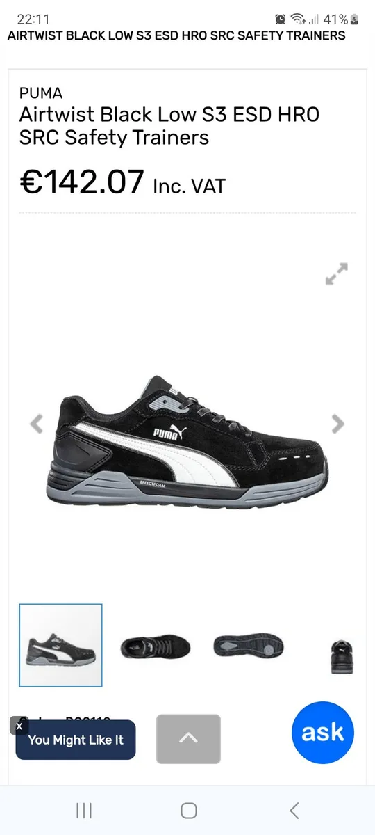 Puma airtwist safety shoes - Image 1