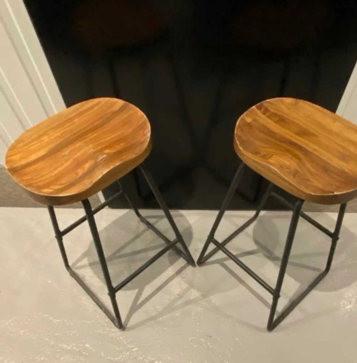 Two kitchen stools - Image 1