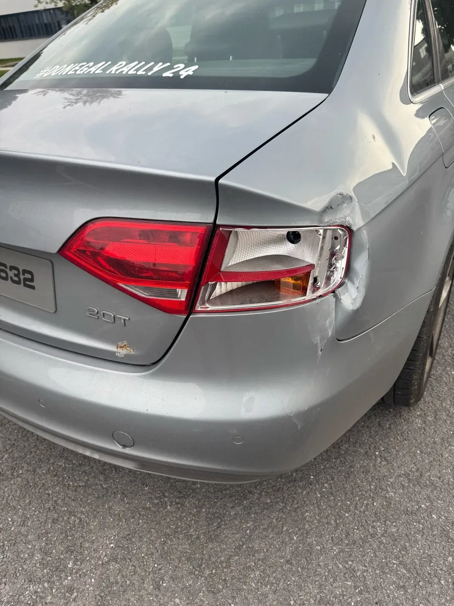 Audi A4 2.0TFSI 211BHP S-Line Top spec Rear damage - Image 4