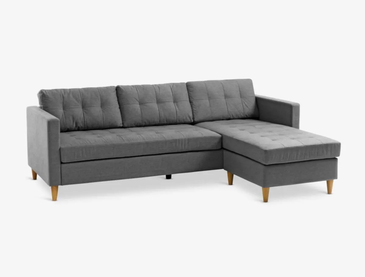 Grey L Shaped Sofa