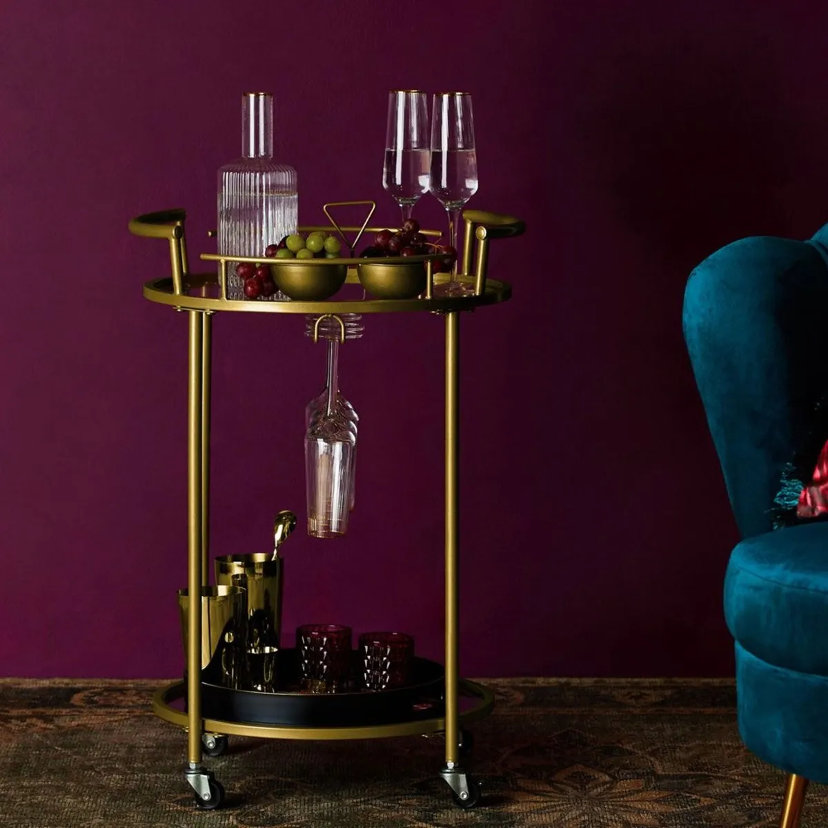 Gold Bar Cart - Image 1