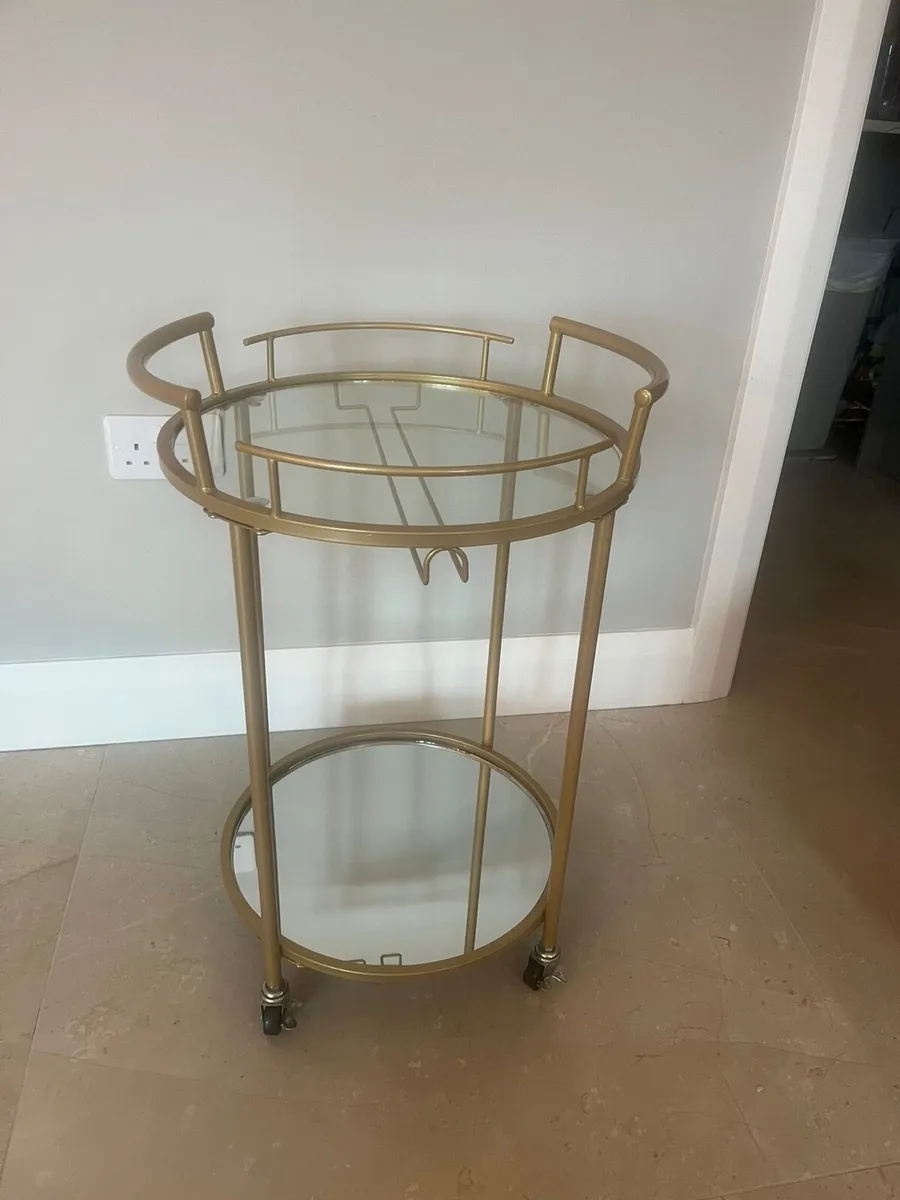 Gold Bar Cart - Image 2